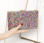 Luxury Glitter Party Bag for Wedding and Dinner Women's Clutch with Handle Y1055