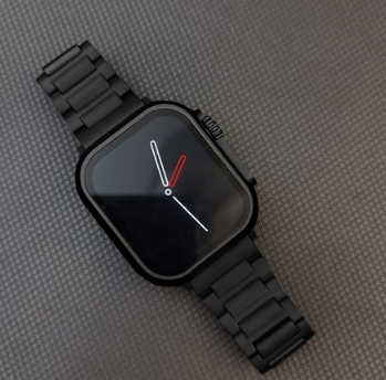 iWatch Stainless Steel Smartwatch, Message Notifications, Make and Receive Calls