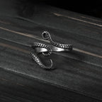 Octopus Feeler Rings Stainless Steel Adjustable Rings for Womens Mens Personality Ring Punk Vintage Rock Party Couple Jewelry