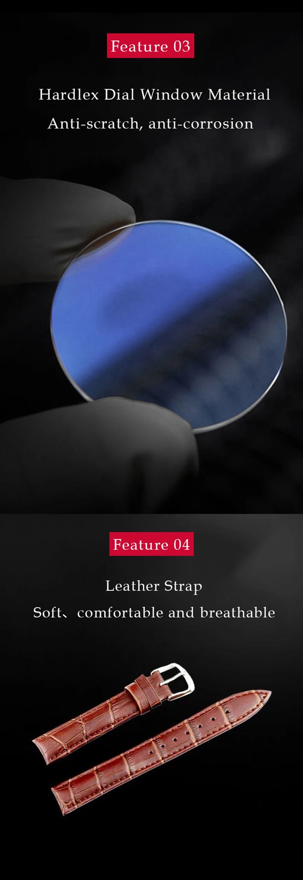 POEDAGAR New Fashion Men Watch Top Brand Luxury Men's Leather Quartz Wristwatch Sports Waterproof Luminous Date Male Clock + Box