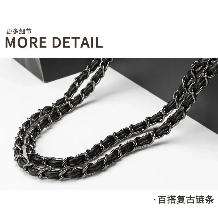 Paris Fashion Casual Travel Crossbody Bag Elegant Design Women's Chain Strap Shoulder Bag High Quality Women's Handbag