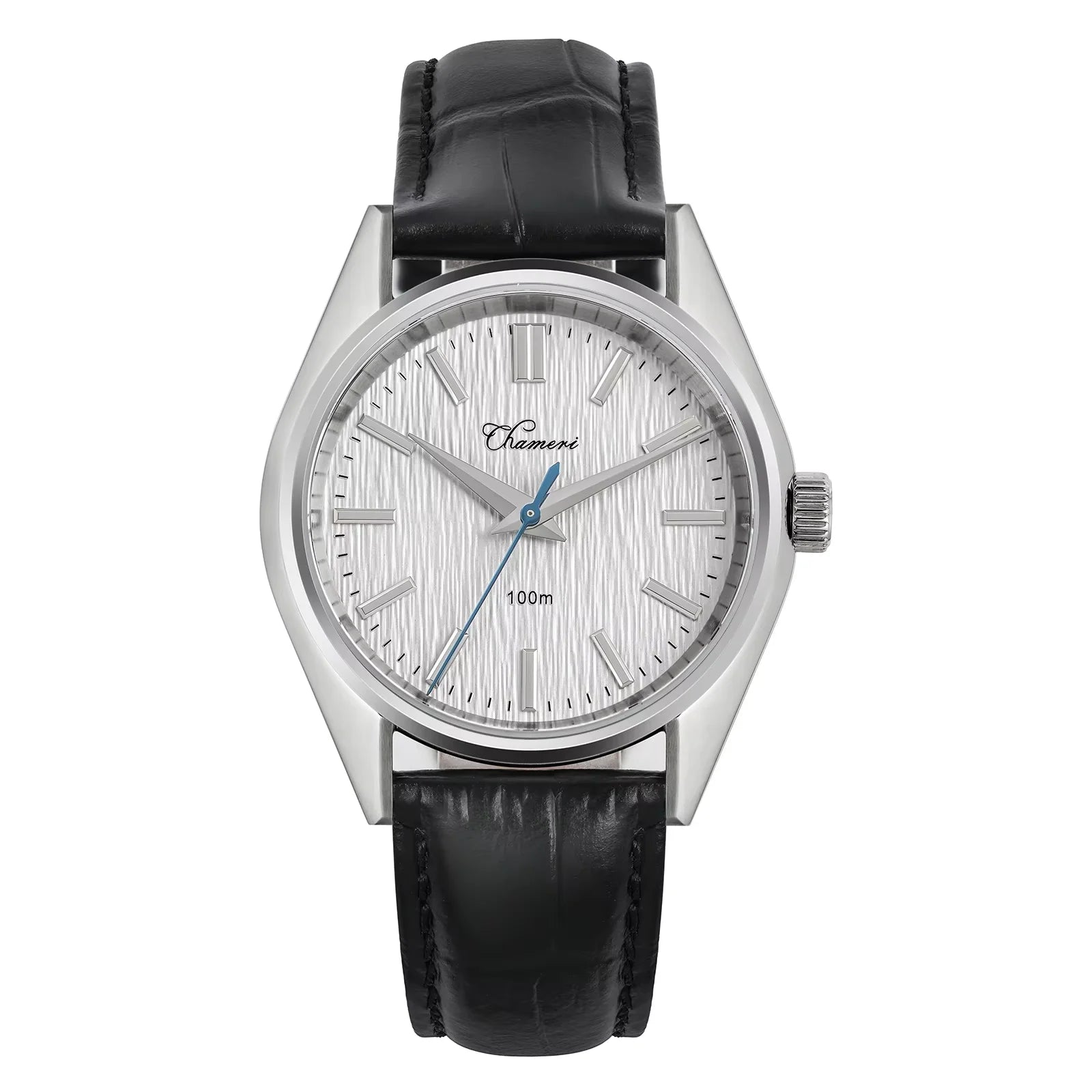 Chameri GS04 Quartz Watch VH31 Sweep Second Movement Couple Watches Sapphire Crystal Waterproof 100m Stainless Steel Wristwatch