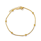 Vintage Anklets for Women Stainless Steel Beads Chain Anklet Leg Bracelets Bodychain Summer Beach Jewelry Accessories Gifts
