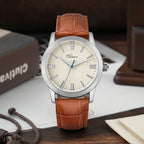 Chameri GS04 Quartz Watch VH31 Sweep Second Movement Couple Watches Sapphire Crystal Waterproof 100m Stainless Steel Wristwatch