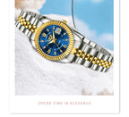 LIGE Fashion Woman Watch Stainless Steel Waterproof Auto Date Elegant Ladies Wristwatch Luxury Original Quartz Watch for Women