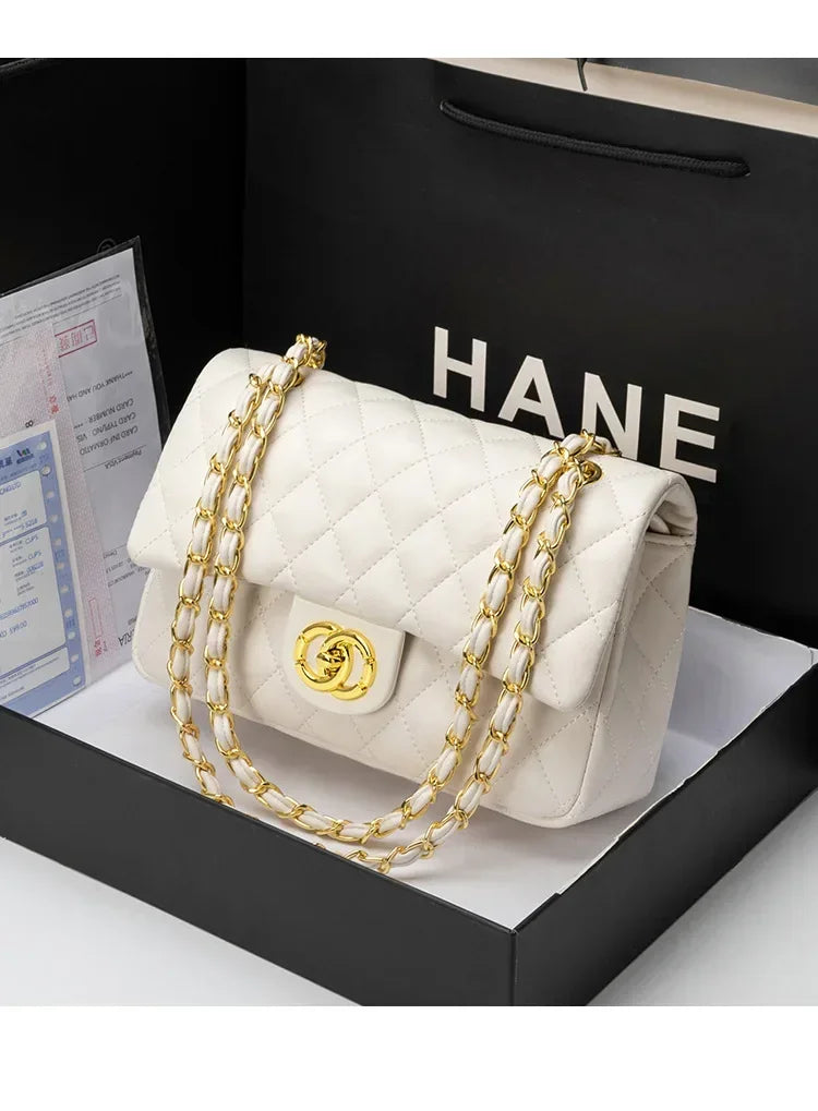 Paris Fashion Casual Travel Crossbody Bag Elegant Design Women's Chain Strap Shoulder Bag High Quality Women's Handbag