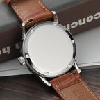 Chameri GS04 Quartz Watch VH31 Sweep Second Movement Couple Watches Sapphire Crystal Waterproof 100m Stainless Steel Wristwatch
