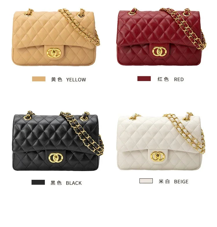 Paris Fashion Casual Travel Crossbody Bag Elegant Design Women's Chain Strap Shoulder Bag High Quality Women's Handbag