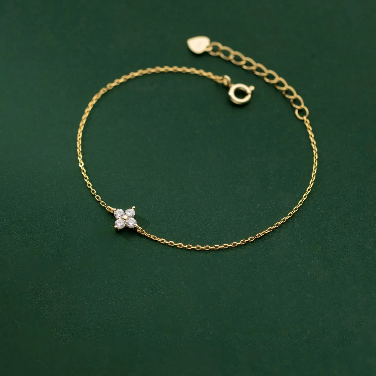 2025 New Crystal Flower Stainless Steel Bracelet Women Fashion Personality Korean Bracelet Jewelry Accessories Anniversary Gift