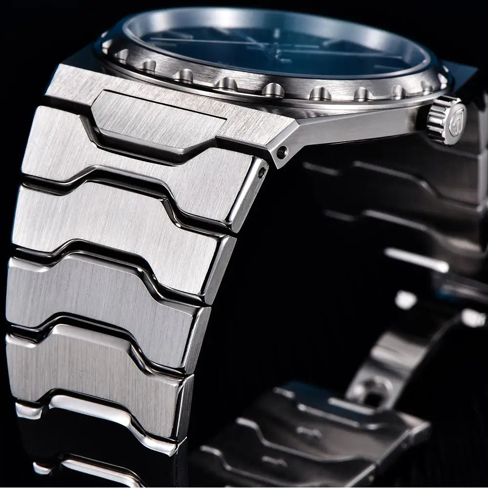 PAGANI DESIGN Men's Quartz Watches Ultra-Thin 7mm Series 222 Sapphire Stainless Steel Waterproof Watches for Man PDYS020