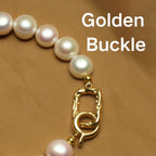 YWYC 8-9mm Baroque Natural Freshwater Pearl Bracelets Geometric Pattern Buckle Women's Hand Bracelet Jewelry Gift Wholesale