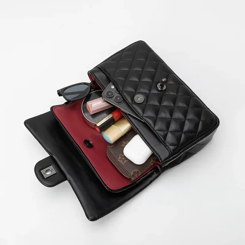 Paris Fashion Casual Travel Crossbody Bag Elegant Design Women's Chain Strap Shoulder Bag High Quality Women's Handbag