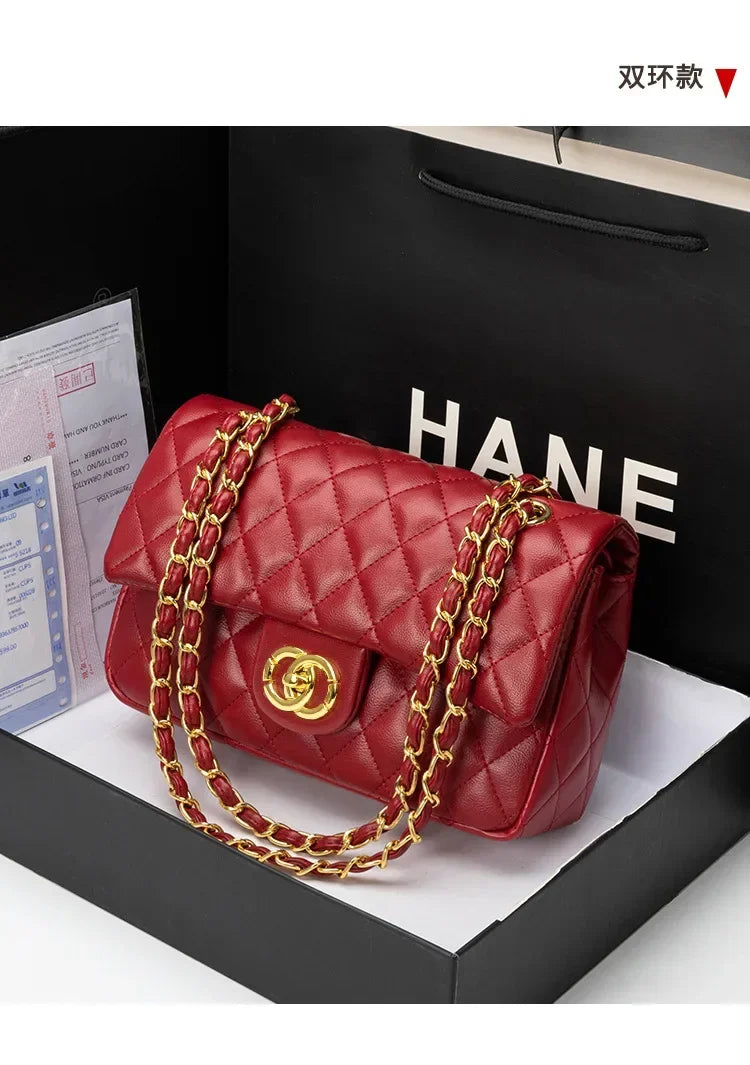Paris Fashion Casual Travel Crossbody Bag Elegant Design Women's Chain Strap Shoulder Bag High Quality Women's Handbag