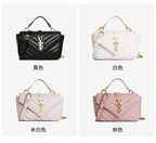 Classic Elegant Leather Crossbody Bag for Women Luxury Brand Famous Designer Handbag Popular Shoulder Bag Ladies Tote Modern
