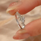 Joias - Elegant Zircon Ring Luxury Jewelry Women's Summer PartyLuxuosas