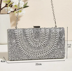 Luxury Glitter Party Bag for Wedding and Dinner Women's Clutch with Handle Y1055
